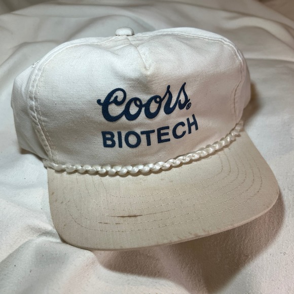 Coors Other - VTG COORS BIOTECH Roper Hat OSFA Trucker White Roper Baby Snapback YoungAn Korea